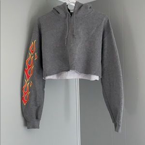 Cropped hoodie